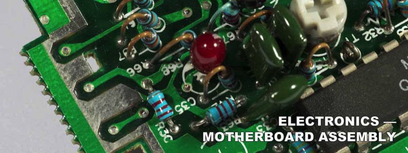 Machine-Assembled Motherboard for Use in Electronics