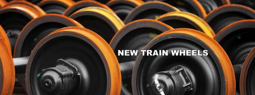 Newly Train Wheels at Manufacturing Plant